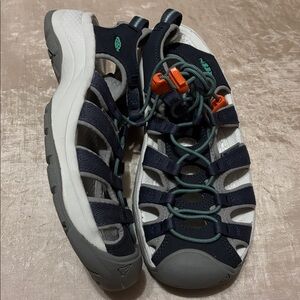 Keen Astoria West Sandal Navy/Beveled Glass Size 7